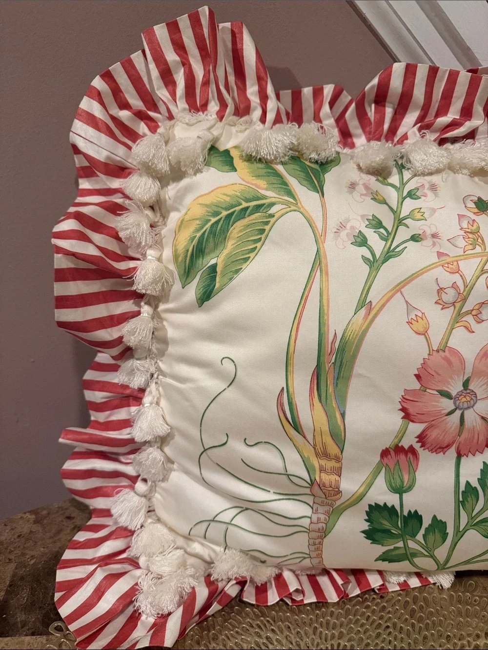 Legacy “A Ryan Company” Floral Throw Pillows, Set of 2